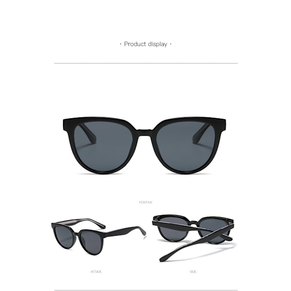 Macaron Aurinkolasit Mukautetut koverat Streetwear Style Aurinkolasit Sun Shade Muoti aurinkolasit (Full Gra