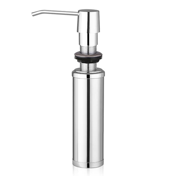 250 ml sæbedispenserpumpe i rustfrit stål til køkken, badeværelse, brusebad, lotion, shampoo
