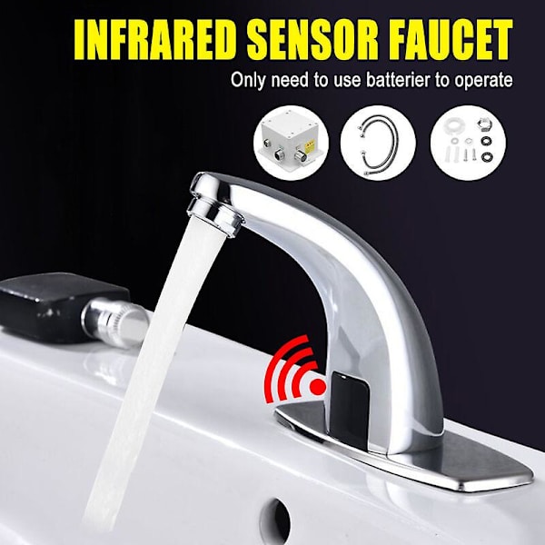 Infrapuna-anturi vesihana Kylpyhuone Hands Free pesuallashana Galvanointi Kiillotus Automaattiset pesuallassekoittimet