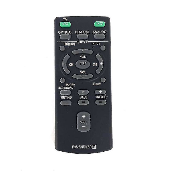 Sony Rm-anu159 Rmanu159 Kirjahyllylle Audio Sound Bar System Remote Control
