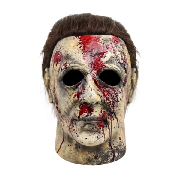 Ridder Maske Latex Hodeplagg Skrekkmasker - Blodige McMeel Masker
