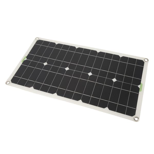 Bobilsolcellepanel 250W Mono Solcelleladerpanel Dobbel USB-port for billading med 30A kontroller