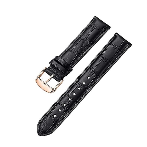 Miesten watch – yksivärinen 18mm Black