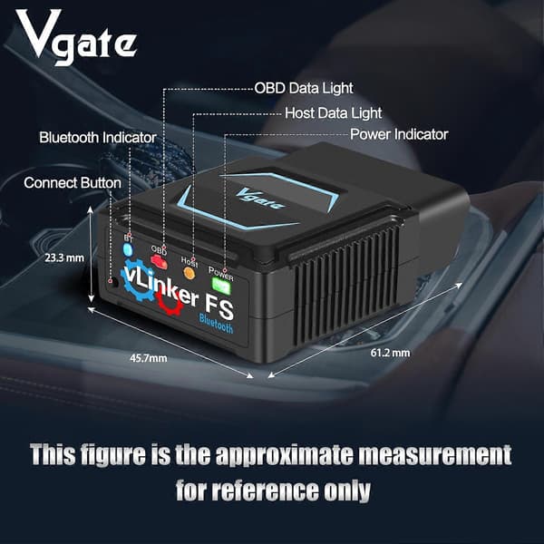 Vgate OBD2 Bluetooth-diagnostiikkatyökalu