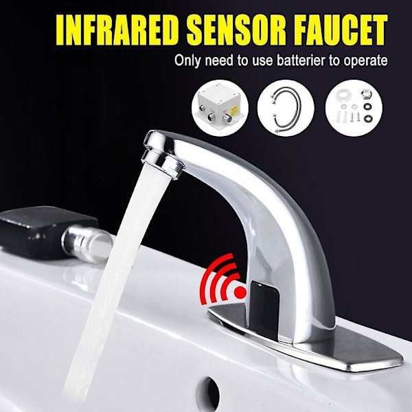 Infrapuna-anturi vesihana Kylpyhuone Hands Free pesuallashana Galvanointi Kiillotus Automaattiset pesuallassekoittimet