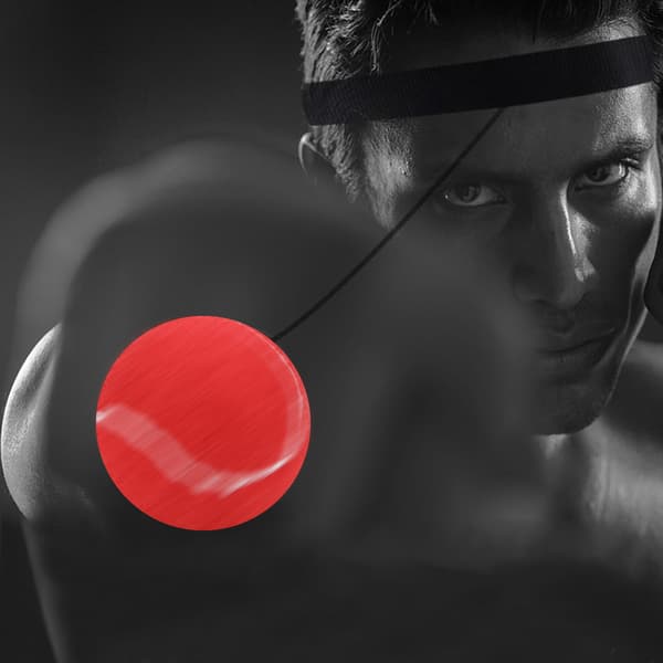 Slitstark Boxningsreflexboll Pannband Hastighetsträningsutrustning