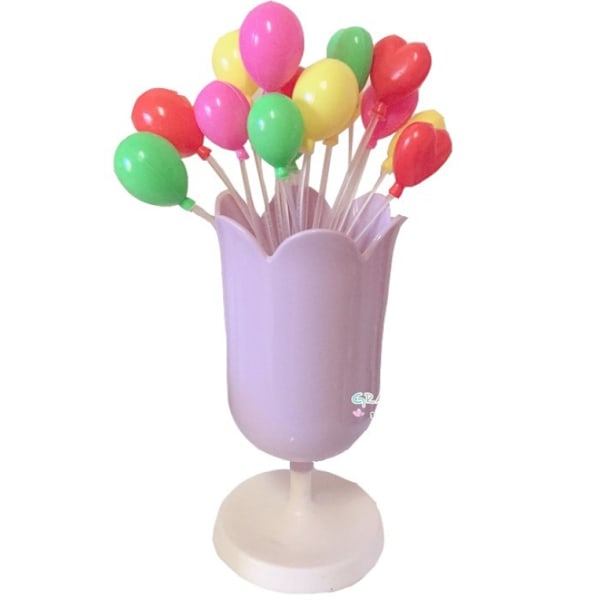 Tyttösydän tulppaanikynäpidike meikkisiveltimen kynäpidike säilytysämpäri Retro kukkakoristeen valokuvarekvisiitta (keltainen + purppura kaksi pakkausta),