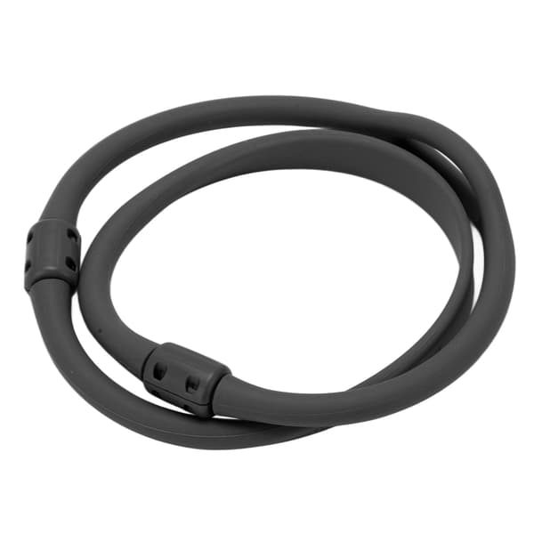 Silikone Scuba Diving Regulator Holder Halskæde 80CM Sort Dykningstilbehør