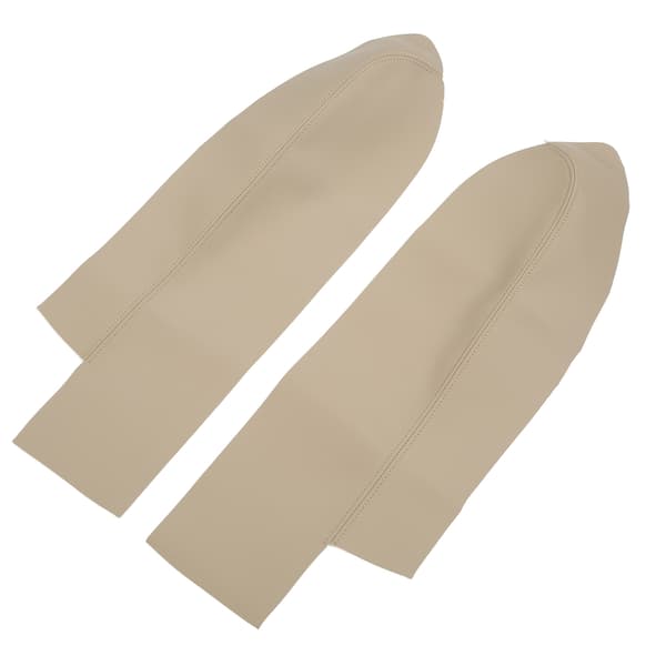 Frontdørpanel Armlene Deksel Mikrofiber Lær Erstatning for Honda CRV 2007 2011 Beige