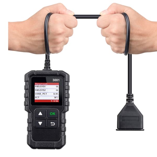 OBD2 Scanner Universal Bilmotor Kodeaflæser LCD-skærm Multifunktion Høj Effektivitet
