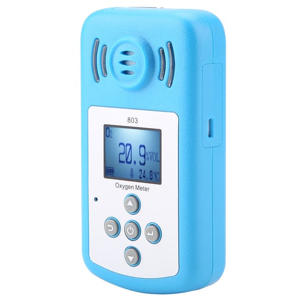 Blå digital syregasläckagedetektor -10~+50℃