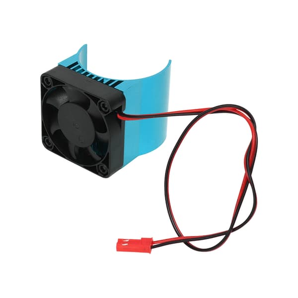 Aluminiumslegering Motor Køleplade 42mm 5V DC Køleventilator Blå 1/8 RC