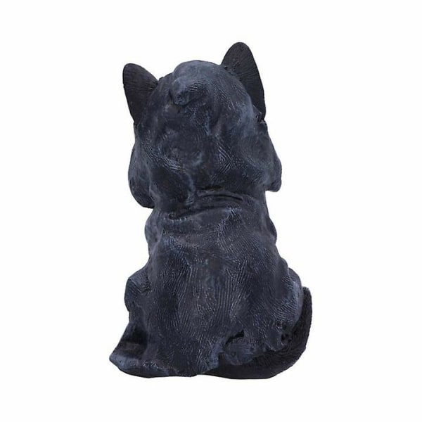 Goottilainen söpö musta kissa patsas Halloween koristeellinen lahja 10*10*15cm