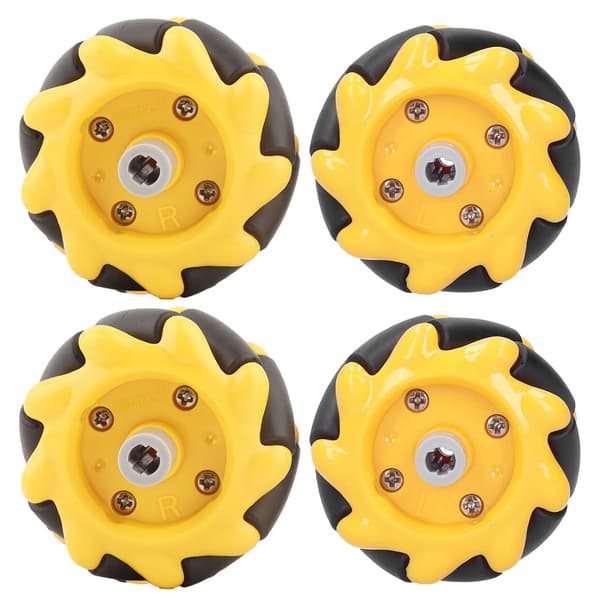 OmniDirectional Mecanum hjulsett for DIY Smart Robotbil - 48 mm (2 par)