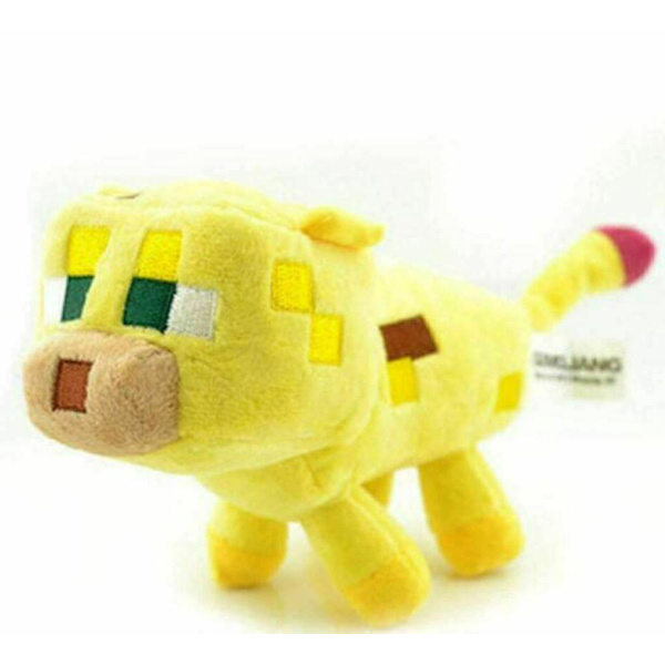 Minecraft Plyschleksak Creeper Gosedjur Mjukdjur Barn Present A yellow