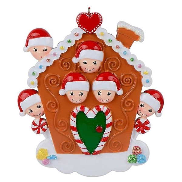 Julgransprydnad heminredning Family of 6