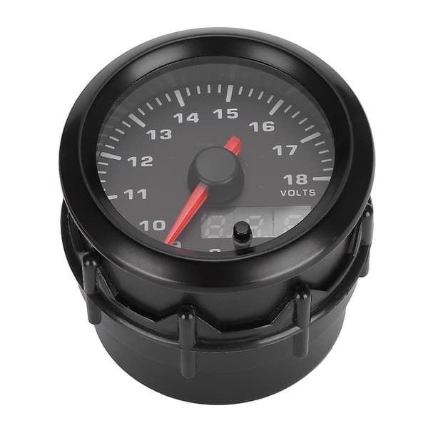 2in 52mm Bil Digital LED Voltmeter 7 Farve Spændingsmåler Display Modificerede Dele