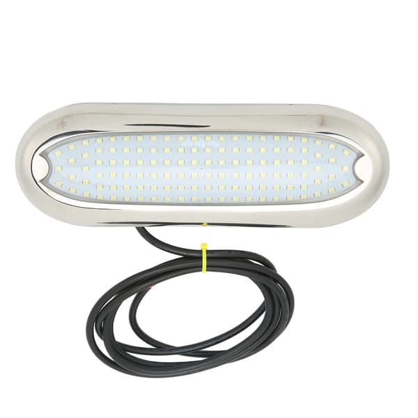 12V DC Båt Undervannslys 120 LED IP68 Vanntett Rustsikker for Skip Yachter Motorbåter Blå