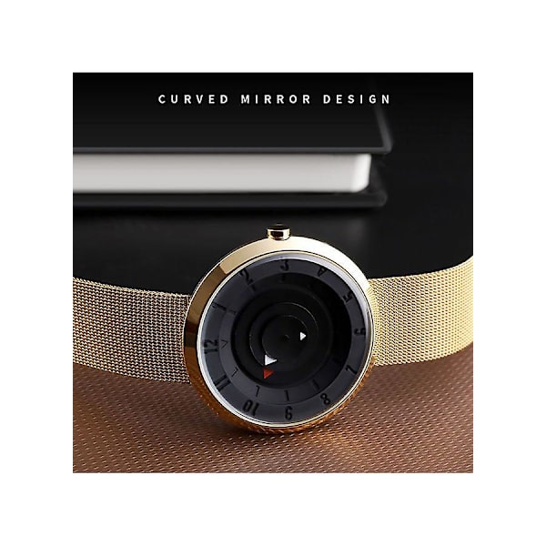 Herrmodeklocka Toppmärke Luxury Quartz Waterproof Watch 9174