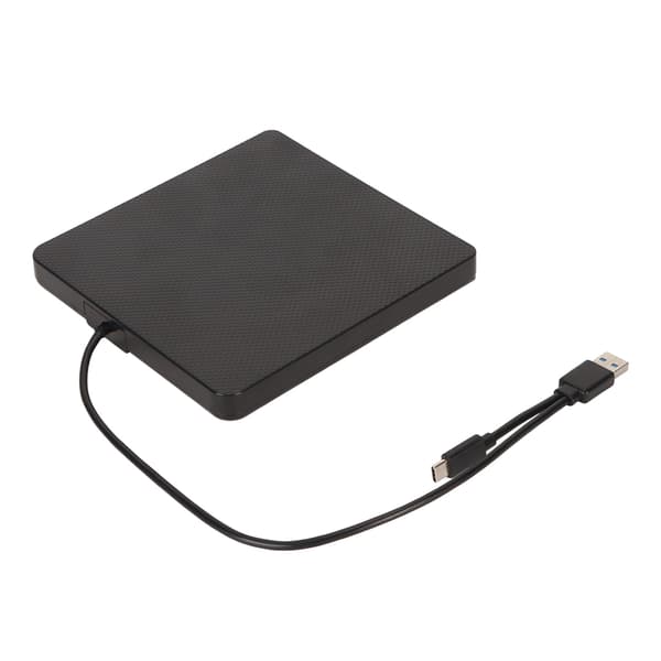 Extern USB 3.0 USB C CD DVD-brännare Plug Play för bärbar dator stationär PC Windows Mac