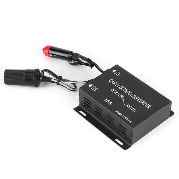 10A 24V til 12V Step Down Converter Bil Strømforsyning Transformer til RV'er Lastbiler Yachts