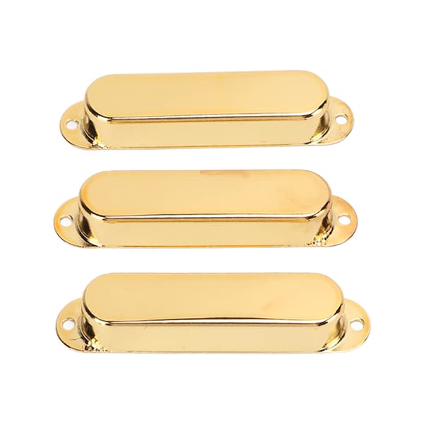 3 st Guld Koppar Elektrisk Gitarr Single Coil Pickup Skydd Set