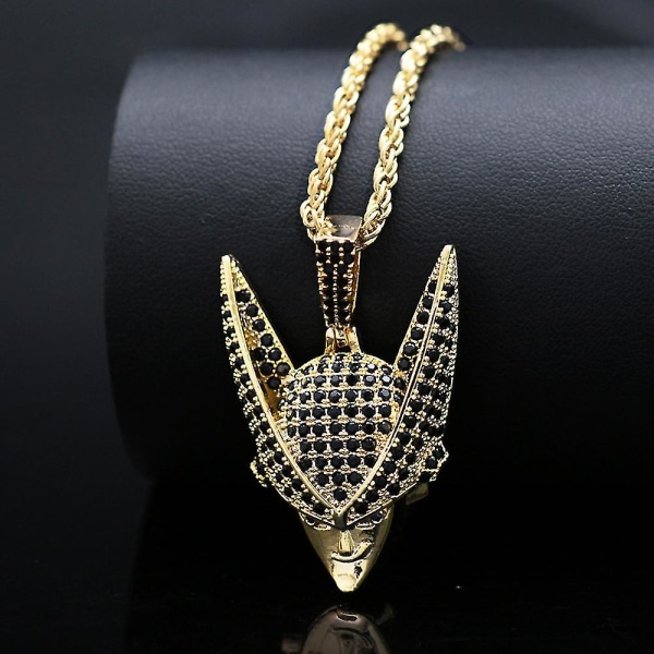 Hip Hop -kaulakoru Miesten ja Naisten Trendikäs Hip Hop Kaulakoru Gold