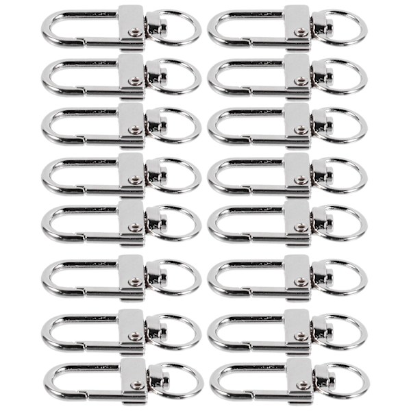 20 stk Metal Snap Hooks Swivel Eye Snap Hook Swivel Hook