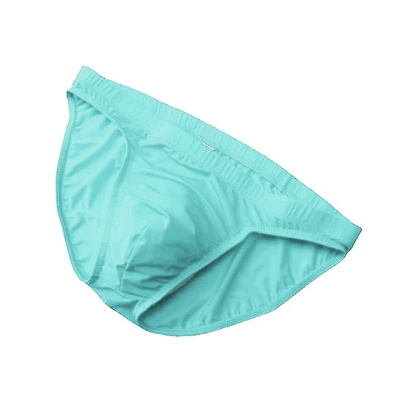 Herr Thin Ice Silk Trosor Bulge Pouch Underkläder Light Blue 2XL