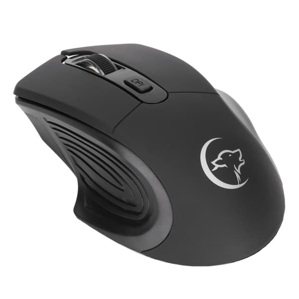 Trådløs Gaming Mus 2.4G Ergonomisk Design Justerbar DPI Sort