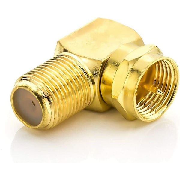 4st Rätt Vinkel Inch F Head Adapter Kabel TV Set Top Box Konverteringsadapter