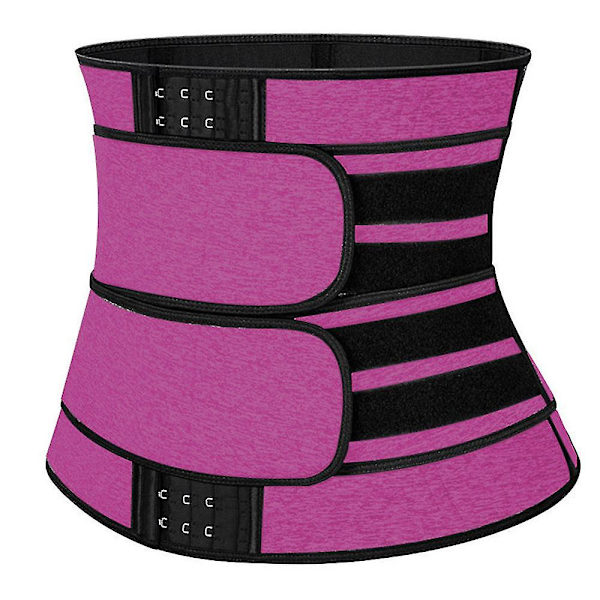Naisten Muotoiluvaatteet Waist Trainer Belt Sports Body Shaper Rose Red S