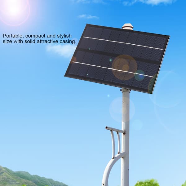 Mini 3W 9V Solcellepanel DIY Solcellelys Telefon Batterilader
