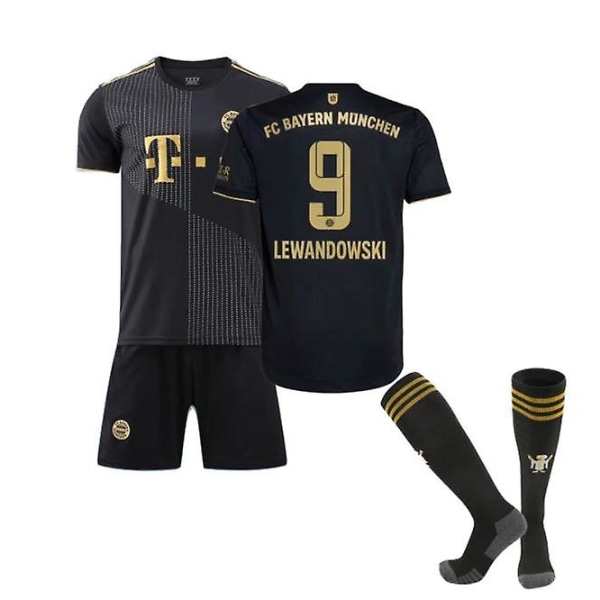 Soccer Kit Soccer Jersey Training T-paita Lewandowski kids 16(90-100cm)