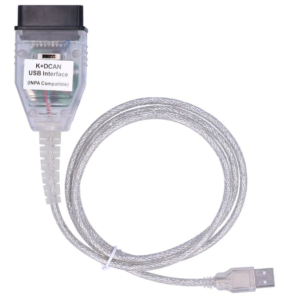 1224V OBD-kabeladapter med strømbryter for K+CAN K+DCAN bildiagnoseverktøy
