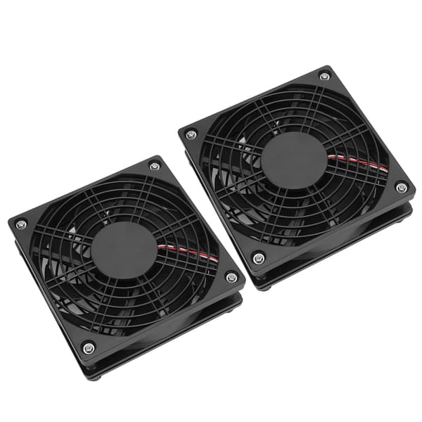 2 st Ultra Tyst 5V USB PC-Chassifläkt Tyst Datorkylare