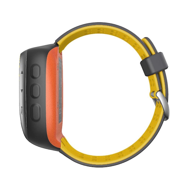 Garmin Forerunner 310XT -älykelloon sopiva kaksiväri silikoniranneke grey