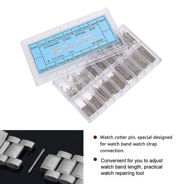 6-23 mm Splitstift Link Urrem Konnektor Reparationstilbehør