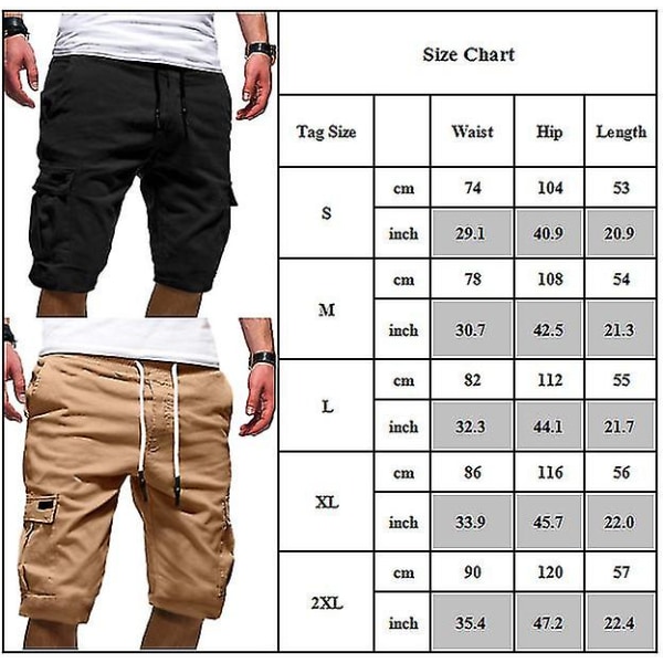 Herr Summer Cargo Shorts Multi Sport Dragsko L