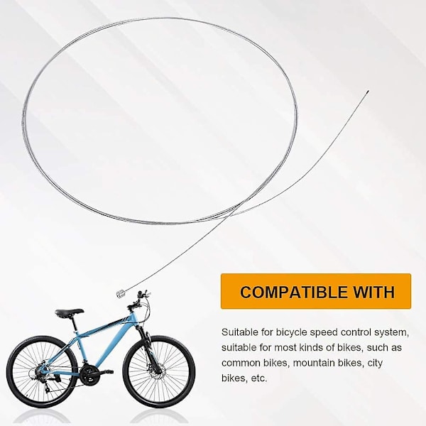 10 st 2m stålväxelkabel, växelkabel, universal