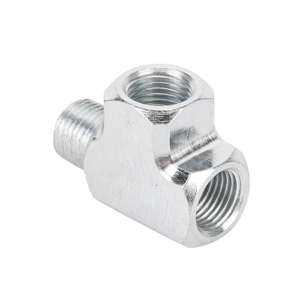 Oljevannsensor trykkmåleradapter T-type T-rørkobling 1/8 T-stykke 3-veis