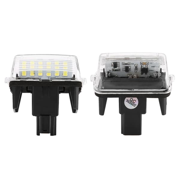Toyota Corolla 2014 LED Nummerpladelygte Lampe Par