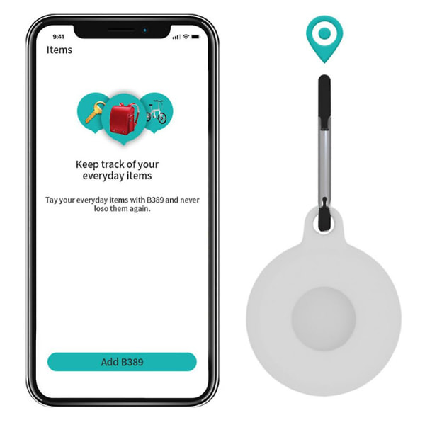 3 stk til Apple Airtag Blødt silikone beskyttelsesærmebetræk, med nøgleringskrog, sikkerhed og anti-tabt, mini let at bære Anti-ridsebeskytter Hud C Transparent
