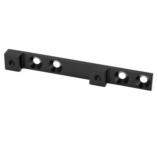 Cykelflaskeholder med 4 huller, justerbar montering, sort