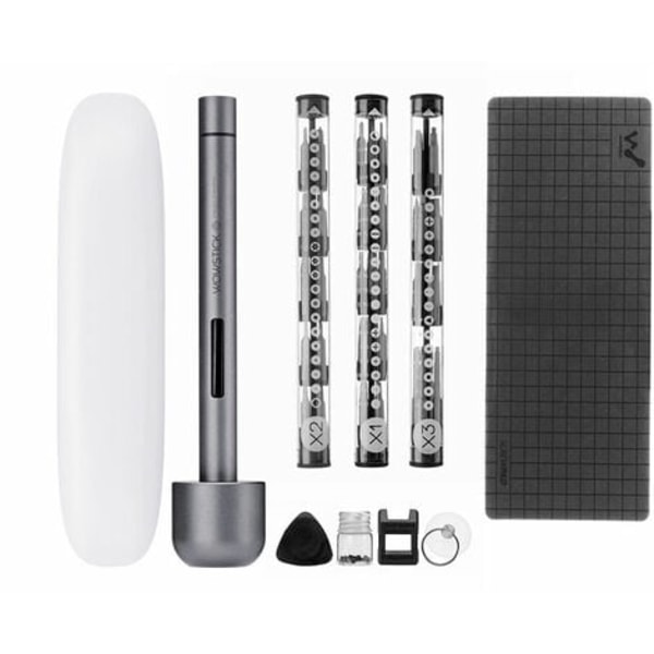 Wowstick 1F+ 64 i 1 elektrisk skruvmejsel sladdlös elektrisk skruvmejsel Litiumjonladdnings LED-ljus - 100 rpm, 1/8 tum