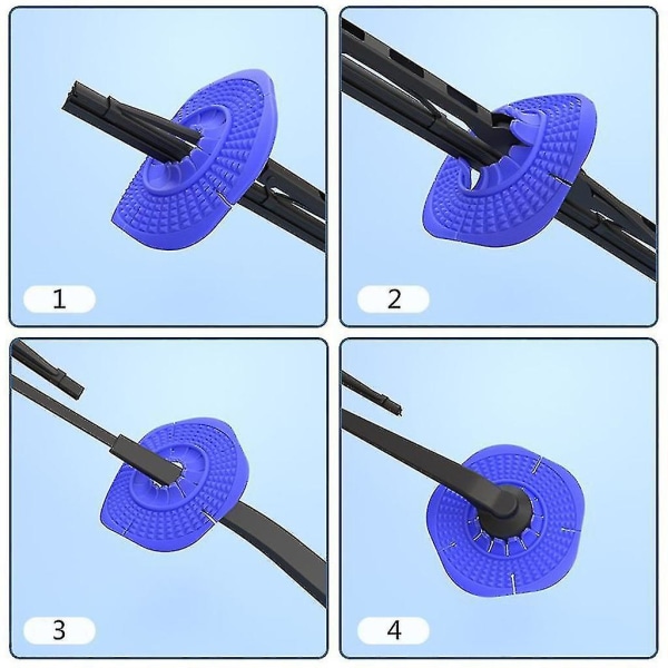 L;sort Universal Car Viskerarm Bundhul Beskyttelsesdæksel Vindspejlsviskermanchet