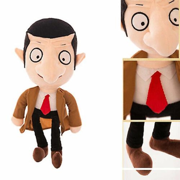 30 cm film Mr Bean+nalle Mjuk Doll Plyschleksak Bean