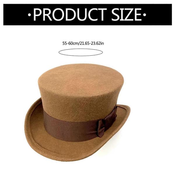 Multifunksjonell komfortabel hatt Vakker solhatt Elegant moteriktig hatt for stilig festlook kamel