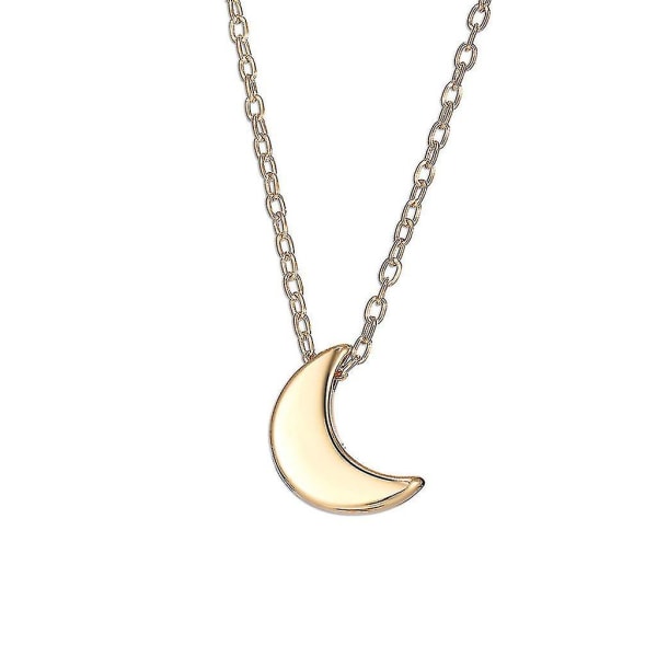 Mode halskæde Moon Crescent Pendant kort kravebenskæde halskæde Ny