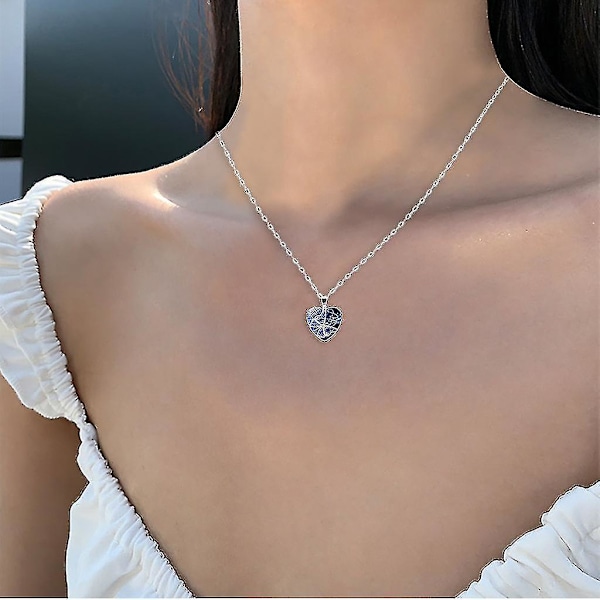 Söt fjäril halsband akryl färg nyckelbenet kedja halsband